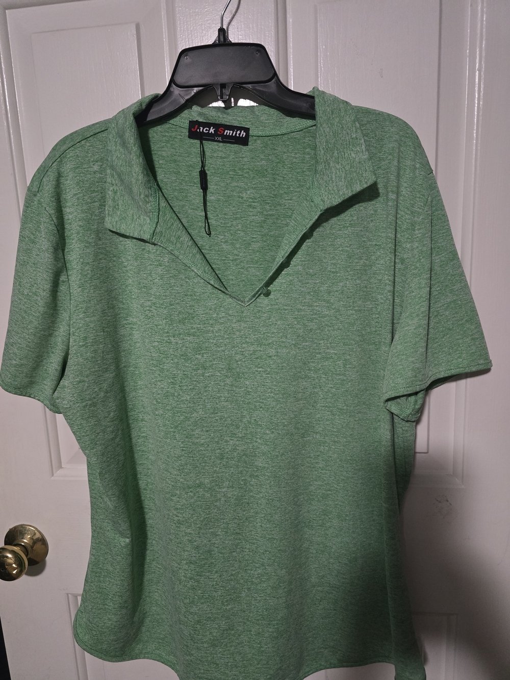Jack Smith Green Polo  Golf Top